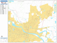 North Little Rock Digital Map Basic Style